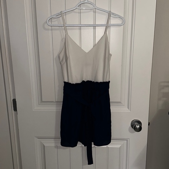 Shop 17 Paper Bag Style Romper - Picture 1 of 2